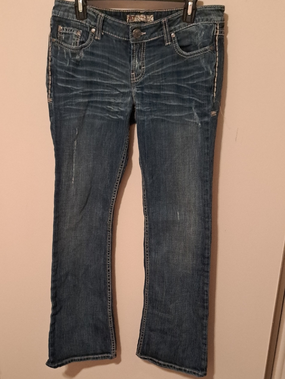 Women’s Dark Blue Straight-Leg Jeans